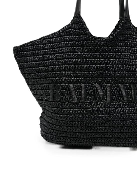 26FW 발망 토트백 HN1FB078TRFO 0PA Nero - BALMAIN