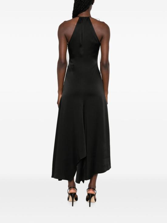 26FW 빅토리아 베컴 롱 원피스 1326WDR007379C BLACK Nero - VICTORIA BECKHAM