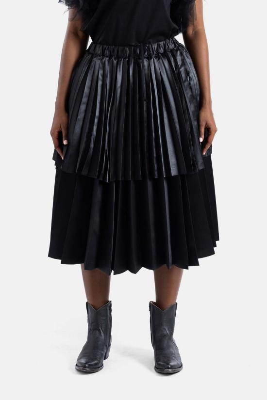  꼼데가르송 롱 스커트 Comme Des Garçons 티어드 플리츠