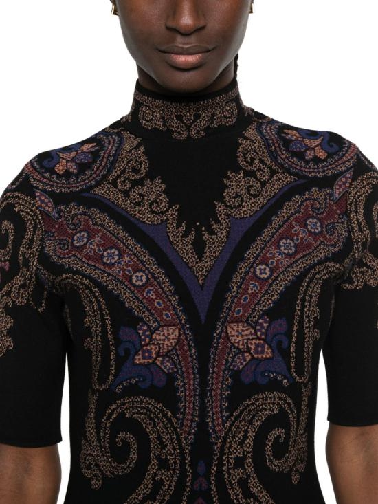 26FW 에트로 미디 원피스 WRKA0057 AQ12MB0764 Nero - ETRO