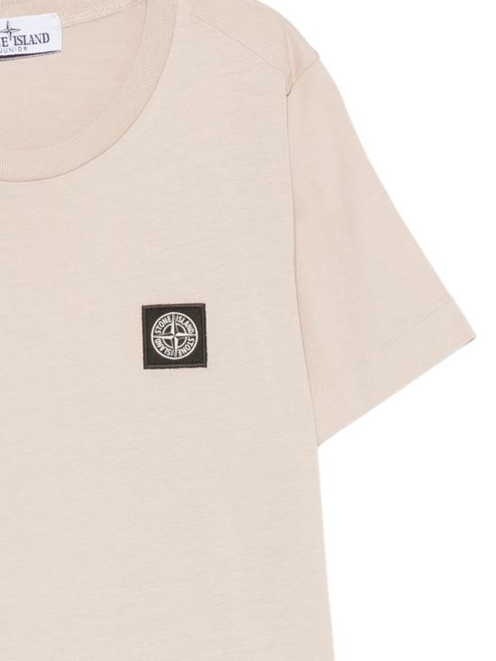 26FW [키즈] 스톤 아일랜드 티셔츠 2100003 S0047V009A Beige - STONE ISLAND