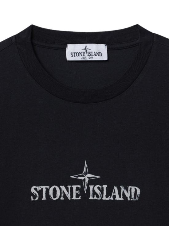 26FW [키즈] 스톤 아일랜드 티셔츠 2100006 S0512V0029 Nero - STONE ISLAND