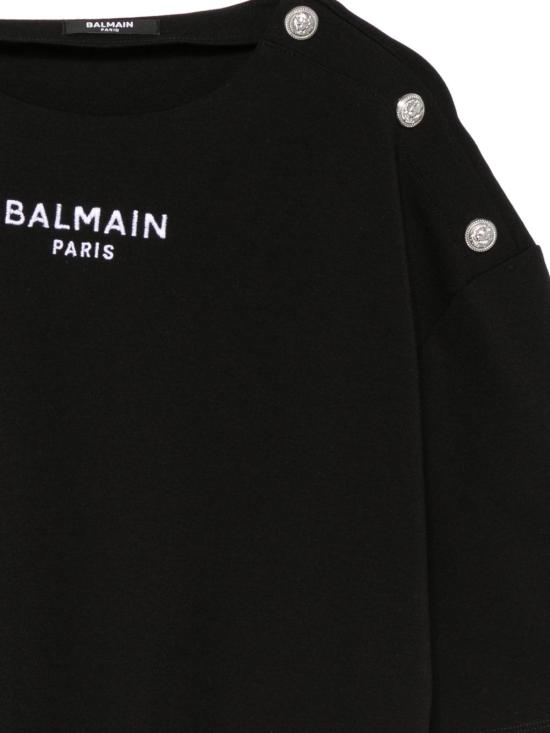 26FW [키즈] 발망 원피스 BZ1A31 J0371930BC NERO - BALMAIN