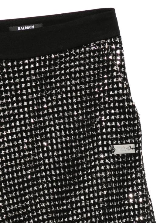 26FW [키즈] 발망 쇼츠/버뮤다 BZ6B29 U0283930AG Nero - BALMAIN