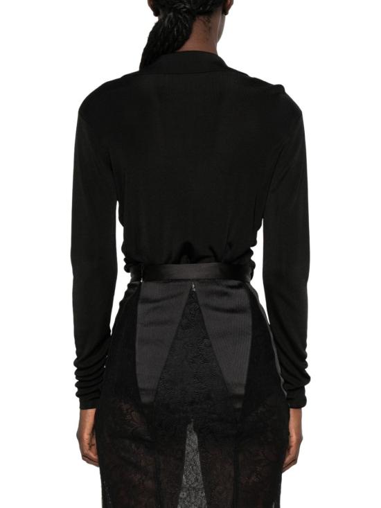 26FW 엘리자베타프랜치 바디수트 티셔츠 BK03S66E2 110 Nero - ELISABETTA FRANCHI