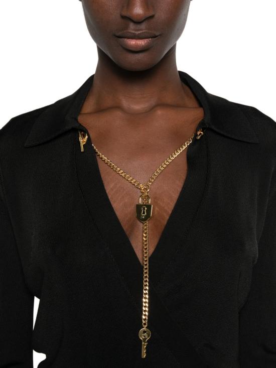 26FW 엘리자베타프랜치 바디수트 티셔츠 BK03S66E2 110 Nero - ELISABETTA FRANCHI