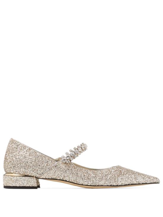 26FW 지미추 샌들 BINGPUMPFLATPZFSAND Gold