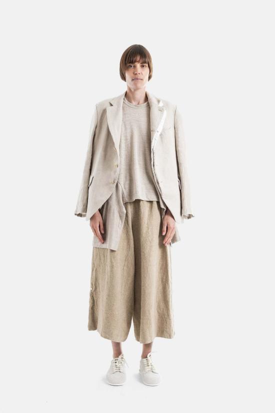  꼼데가르송 반팔 티셔츠 Comme Des Garçons 에크루 오버사이즈 티셔츠 - COMME DES GARCONS