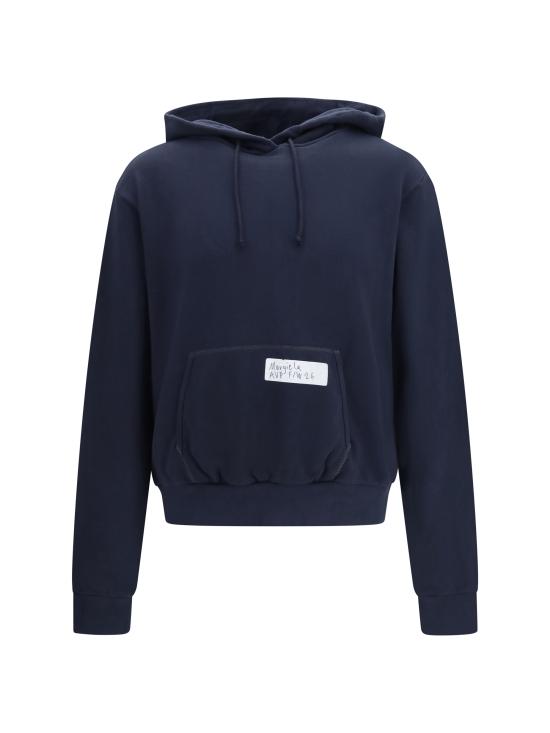 26FW 마르지엘라 후드 티셔츠 S50GU0256M25041 524 BLUE