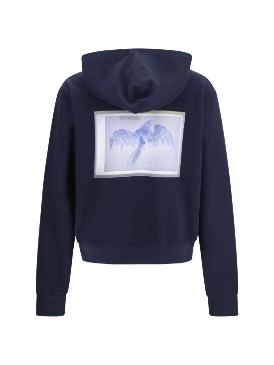 26FW 마르지엘라 후드 티셔츠 S50GU0256M25041 524 BLUE - MAISON MARGIELA