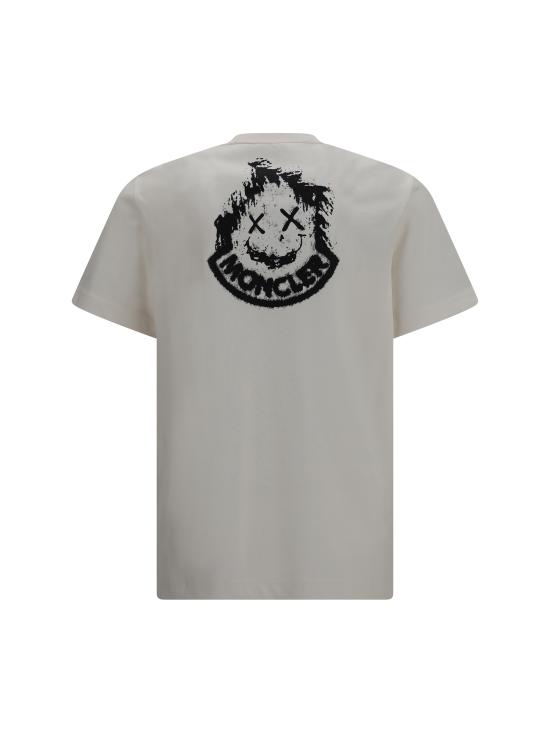 26FW 몽클레어 반팔 티셔츠 L20918C0002189AUG 034 CREAM - MONCLER