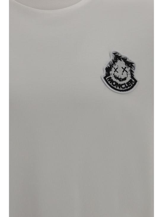 26FW 몽클레어 반팔 티셔츠 L20918C0002189AUG 034 CREAM - MONCLER
