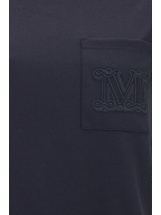 26FW 막스마라 파파이 코튼 저지 티셔츠 2621946051600 002 BLACK - MAX MARA