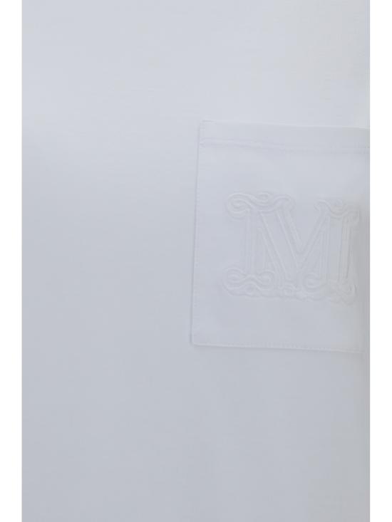 26FW 막스마라 파파이 코튼 저지 티셔츠 2621946051600 001 WHITE - MAX MARA