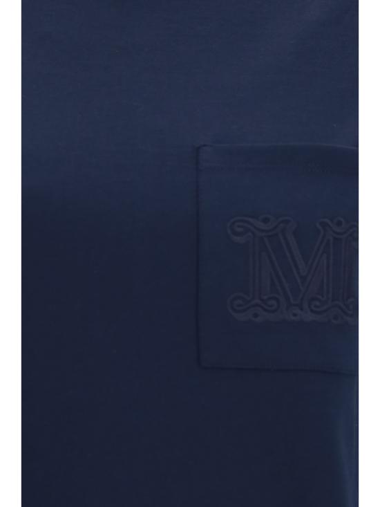 26FW 막스마라 파파이 코튼 저지 티셔츠 2621946051600 008 BLUE - MAX MARA