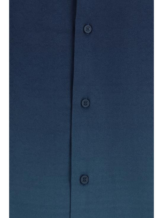 26FW 오프화이트 반팔 셔츠 OMGG01QF26FAB00640 460 BLUE - OFF WHITE