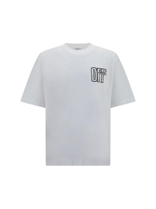 26FW 오프화이트 반팔 티셔츠 OMAA120F26JER00Y10 100 WHITE