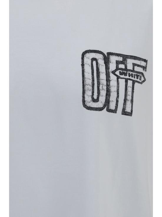 26FW 오프화이트 반팔 티셔츠 OMAA120F26JER00Y10 100 WHITE - OFF WHITE