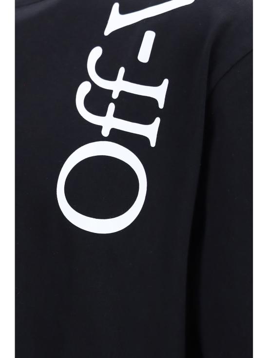 26FW 오프화이트 반팔 티셔츠 OMAA120F26JER01000 001 BLACK - OFF WHITE