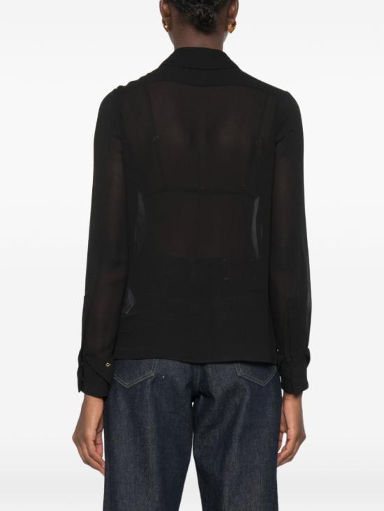 26FW 엘리자베타프랜치 블라우스 CA19466E2 110 Nero - ELISABETTA FRANCHI