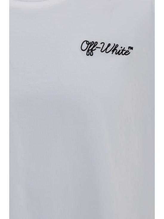 26FW 오프화이트 반팔 티셔츠 OMAA120F26JER00510 100 WHITE - OFF WHITE