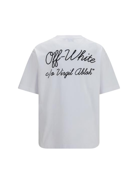 26FW 오프화이트 반팔 티셔츠 OMAA120F26JER00510 100 WHITE - OFF WHITE