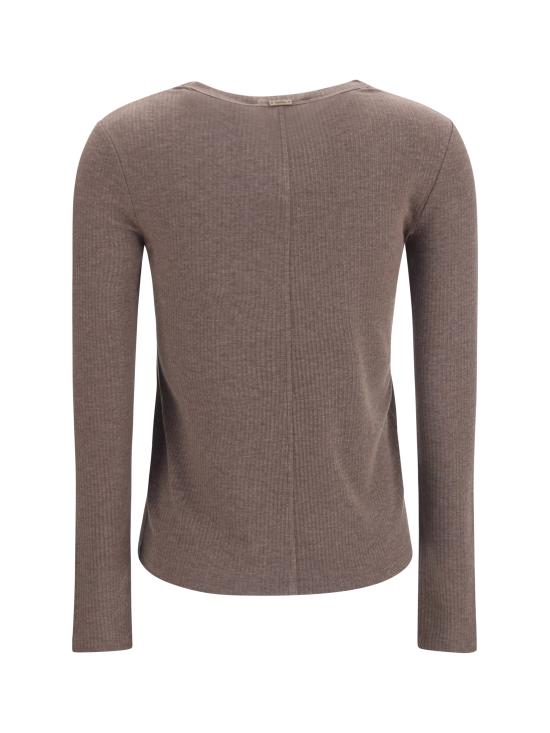 26FW 막스마라 긴팔 티셔츠 2621946031600 004 BROWN - MAX MARA