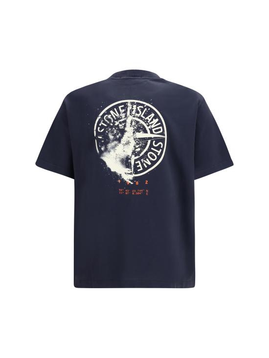 26FW 스톤 아일랜드 반팔 티셔츠 L2S152100001S0534 V002A BLUE - STONE ISLAND
