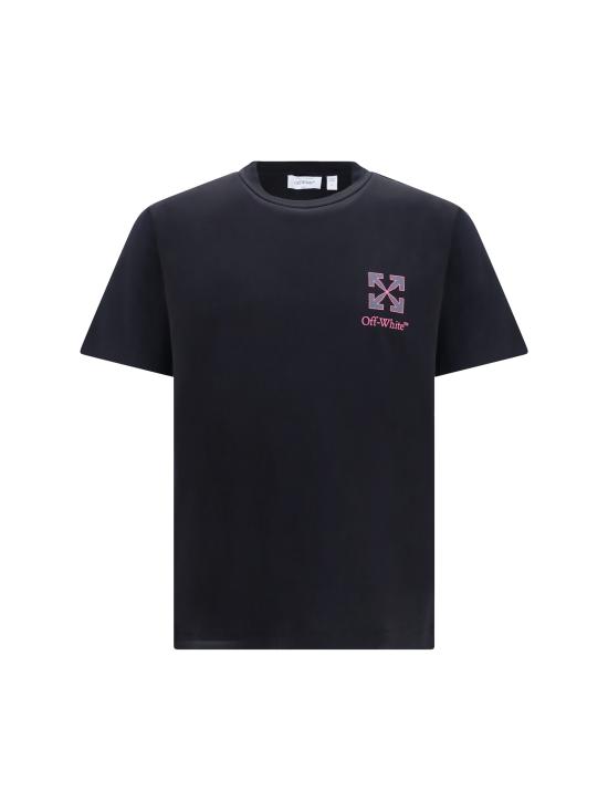 26FW 오프화이트 반팔 티셔츠 OMAA16MF26JER00A00 001 BLACK