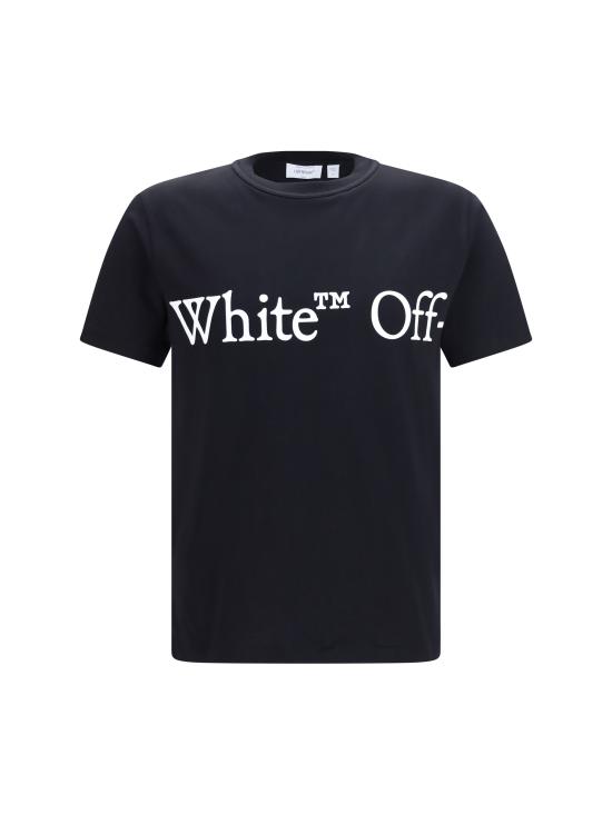 26FW 오프화이트 반팔 티셔츠 OMAA16MF26JER00G00 001 BLACK