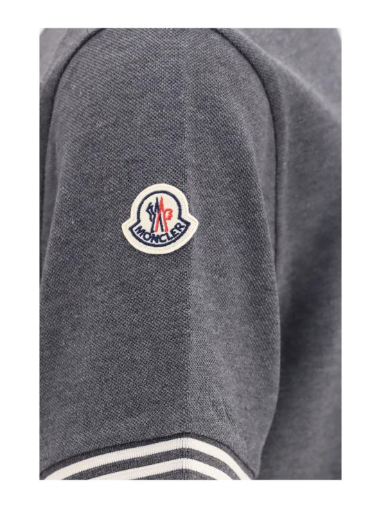 26FW 몽클레어 폴로 티셔츠 L20918A0000389A16 989 GREY - MONCLER