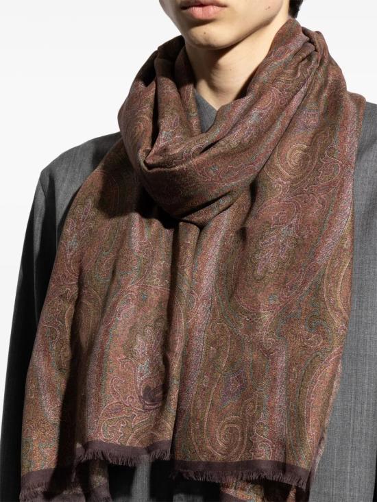 26FW 에트로 머플러/스카프 MATA0007 AK318X0826 Brown - ETRO