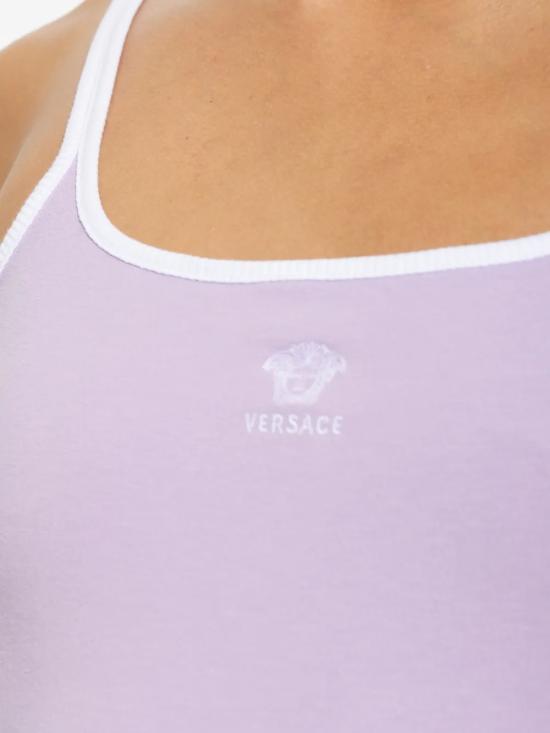 26FW 베르사체 민소매 티셔츠 10260181A18639 2LC10 Lilla - VERSACE