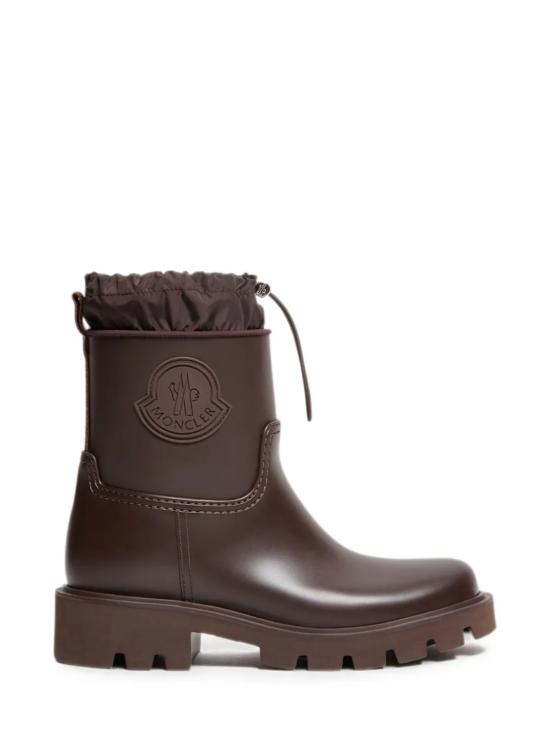 26FW 몽클레어 킥스트림 로고 패치 레인 부츠 L209B4G00190 M4522243 BROWN