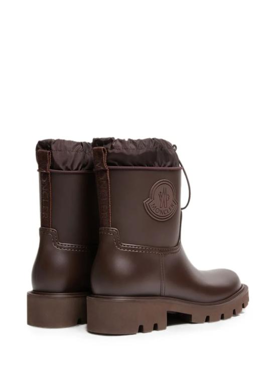 26FW 몽클레어 킥스트림 로고 패치 레인 부츠 L209B4G00190 M4522243 BROWN - MONCLER