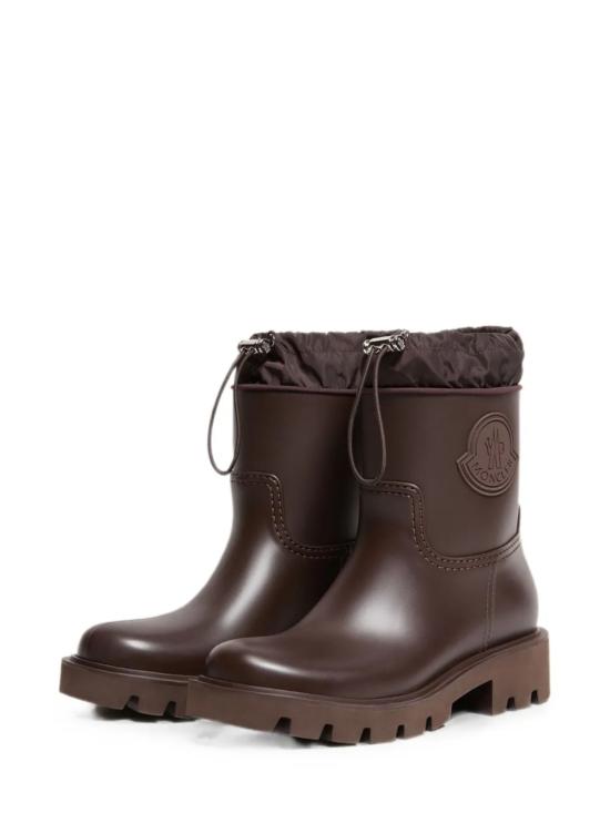 26FW 몽클레어 킥스트림 로고 패치 레인 부츠 L209B4G00190 M4522243 BROWN - MONCLER
