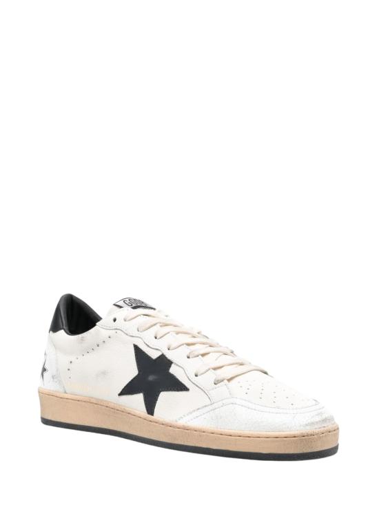 26FW 골든구스 볼스타 레더 스타 스니커즈 GMF00117 F00377110283 BLACK - GOLDEN GOOSE