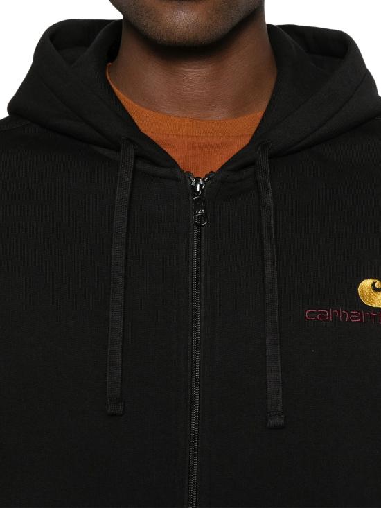 26FW 칼하트 WIP 후드 아메리칸 스크립트 자켓 I033063 89XX BLACK - CARHARTT WIP