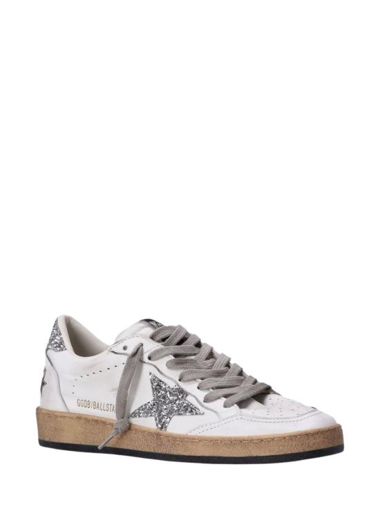 26FW 골든구스 글리터 스타 볼스타 스니커즈 GWF00117 F00377311325 SILVER - GOLDEN GOOSE