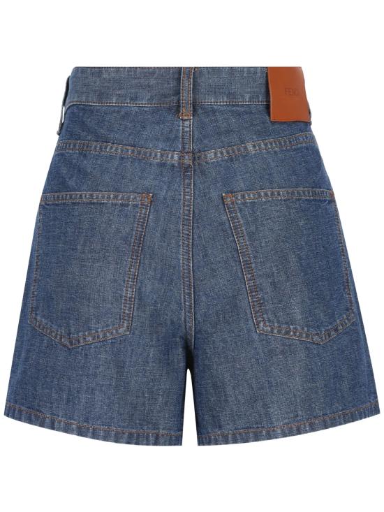 26FW 펜디 데님 숏팬츠 FLP861 AW8HF0QB0 NAVY - FENDI
