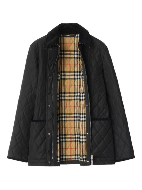 26FW 버버리 칠턴 퀼팅 자켓 8110378 A1189 BLACK - BURBERRY
