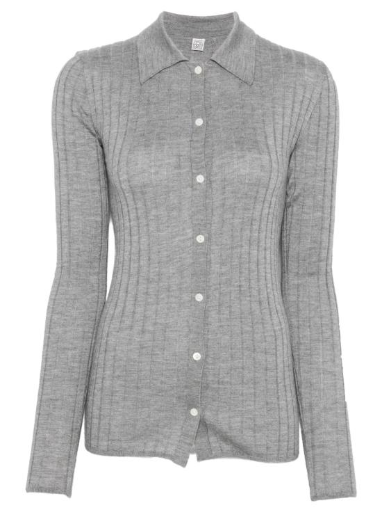 26FW 토템 슬림 리브 셔츠 263WRT0836YA0293 074 GREY