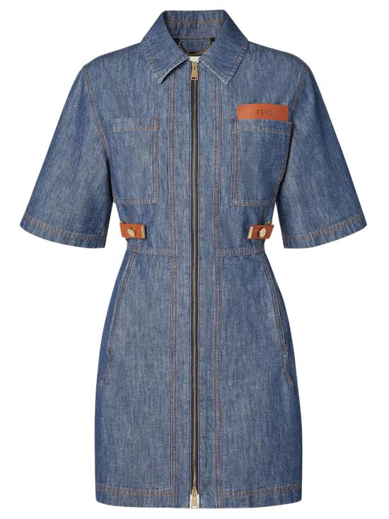 26FW 펜디 데님 원피스 FLD576 AW8HF0QB0 NAVY