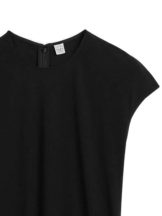 26FW 토템 민소매 티셔츠 263WRT0865FB0162 001 BLACK - TOTEME