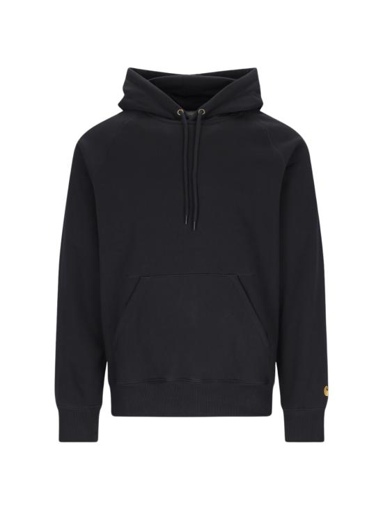 26FW 칼하트 WIP 체이스 후드 티셔츠 I033661 00FXX BLACK