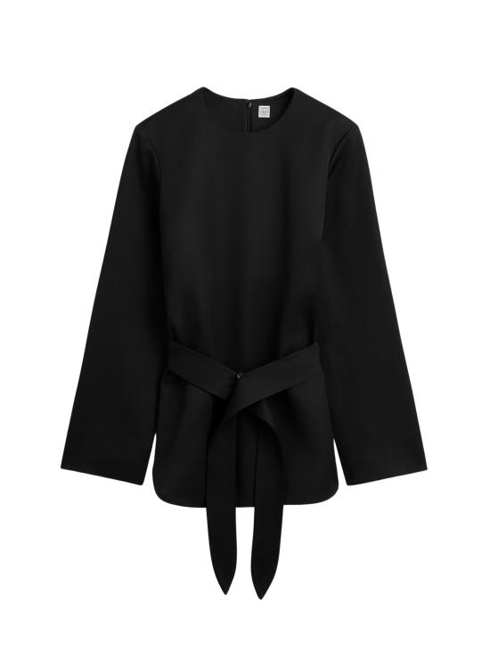 26FW 토템 긴팔 티셔츠 263WRT0763FB0671 001 BLACK