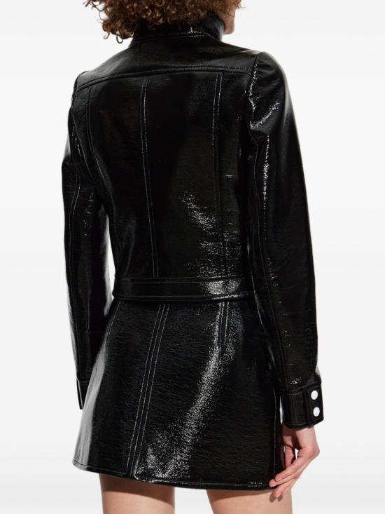 26FW 쿠레쥬 가죽 자켓 PERCBL005VY0014 9999 BLACK - COURREGES