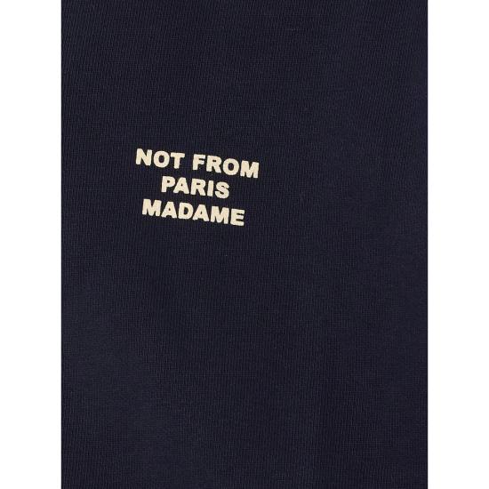 26FW 드롤드무슈 후드 티셔츠 PERM HO207 CO312 NAVY BLUE - DROLE DE MONSIEUR