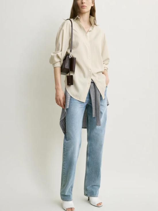 26FW 토템 셔츠 263WRT0621FB0689 394 YELLOW - TOTEME