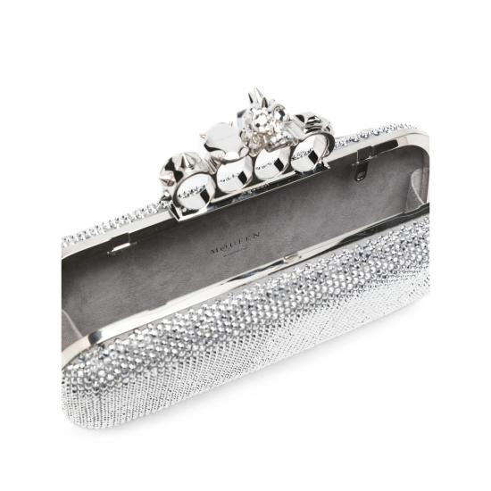 26FW 알렉산더 맥퀸 클러치/파우치 874615 1LY13 8490 SILVER - ALEXANDER MCQUEEN